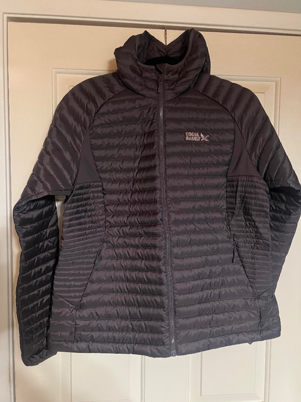 Women's Premium Eddie Bauer Microtherm 2.0 Hooded Down Jacket (Large)